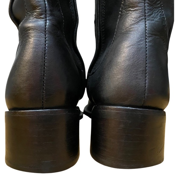 💗Cole Haan Leather Low Stacked Heel Tall (17”) Boot w/ hidden zipper, 1.5” Heel - Picture 7 of 12